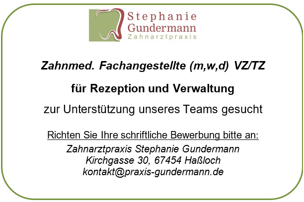 Stellenangebot ZFA Empfang 052026